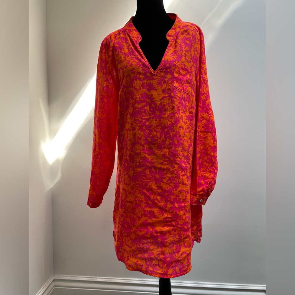 HIHO Linen Dress / Cover Up Size Small